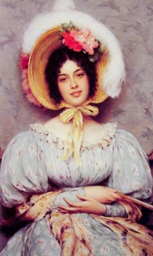 ウジェーヌ・デ・ブラース Painting - ウィーンの美女 ウジェーヌ・ド・ブラース